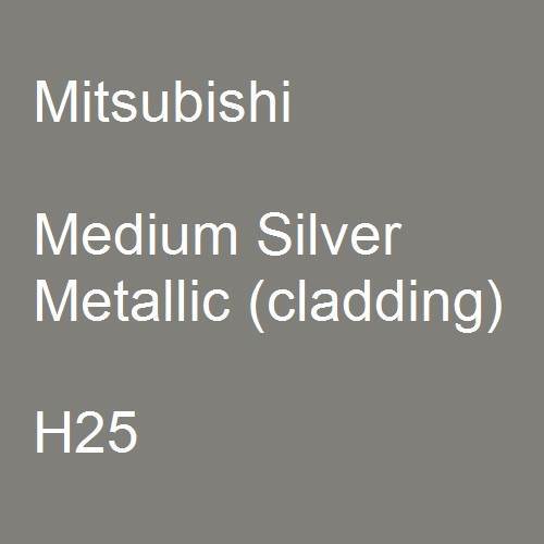 Mitsubishi, Medium Silver Metallic (cladding), H25.